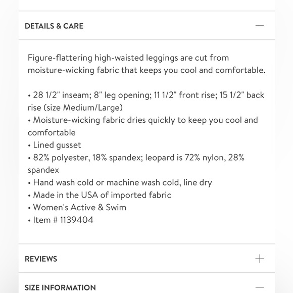 Onzie High Waist athletic workout Leggings XS Leopard print - Picture 6 of 6